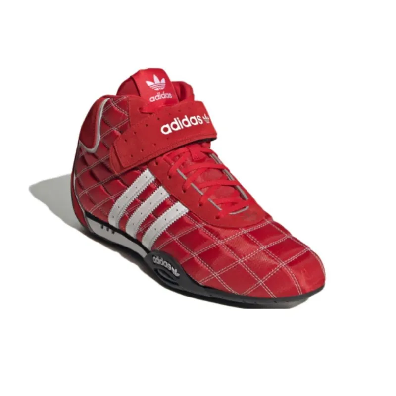 Adidas Originals Anti Slip Wear Resistant High Top Training Shoes Unisex Red-2