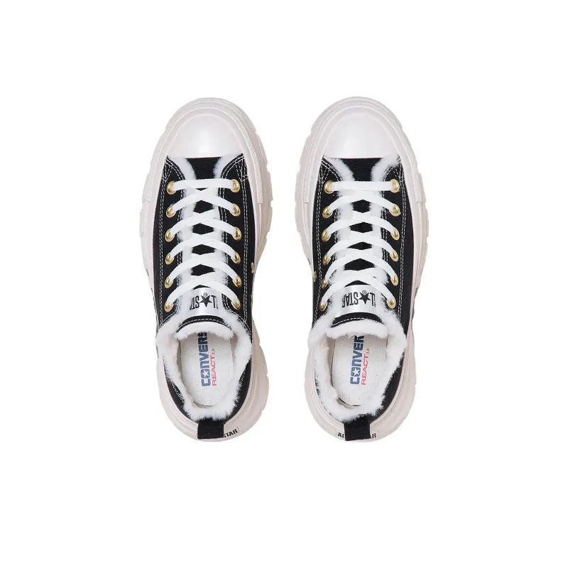 Converse All Star Trekwave Anti Slip Wear Resistant Low Top Canvas Shoes Women's Black-3