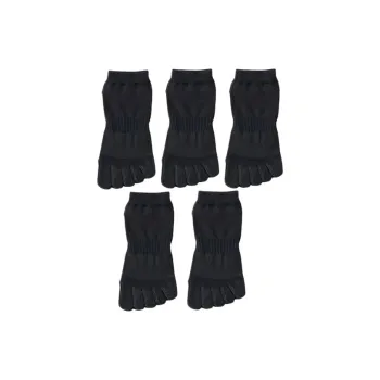 Cheemy Free Ankle Socks Women's 5 Pack Black