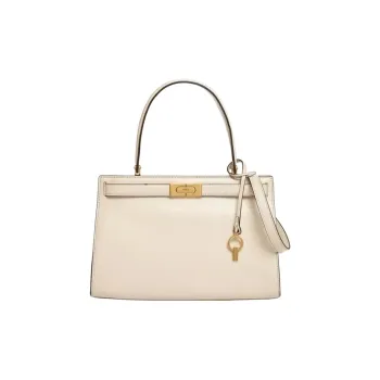 TORY BURCH Cow Leather Handbag, Shoulder Bag Small Size Women's White