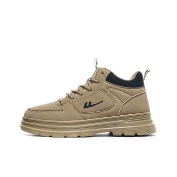 Warrior Wear Resistant Water Resistant Slip Resistant High Top Hiking/Trekking Shoes Men's Khaki Black