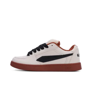 GLO BULL Skateboard Shoes Unisex Low Top Beige Black Red