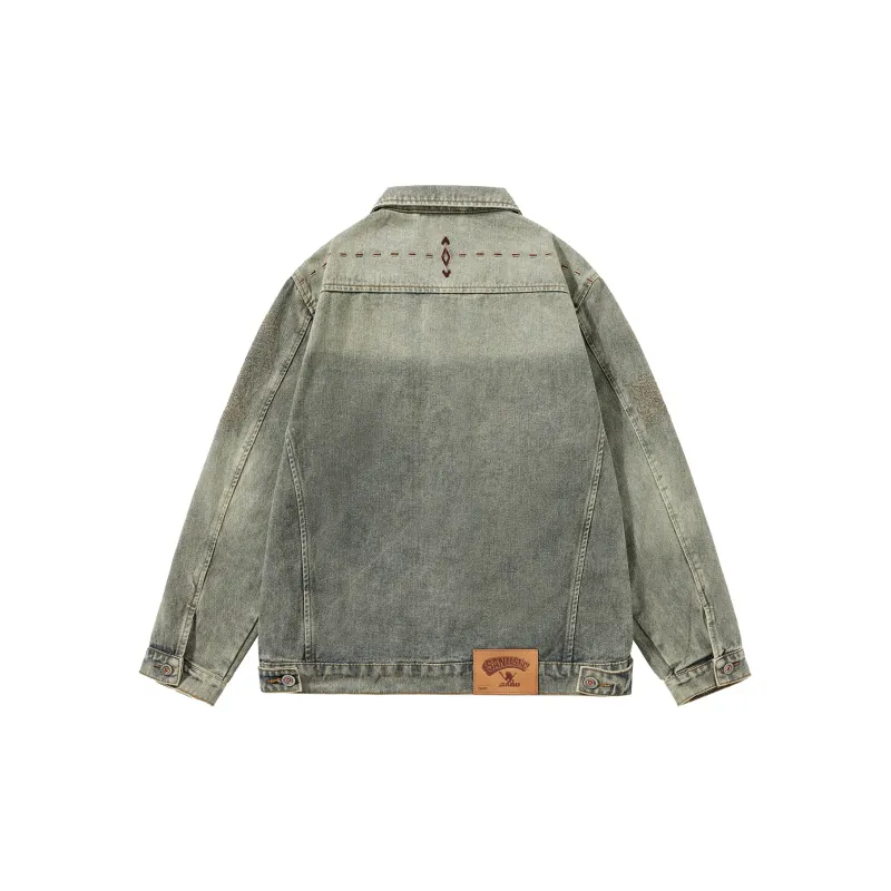SANTASTIC Denim Jacket Men's Vintage-1