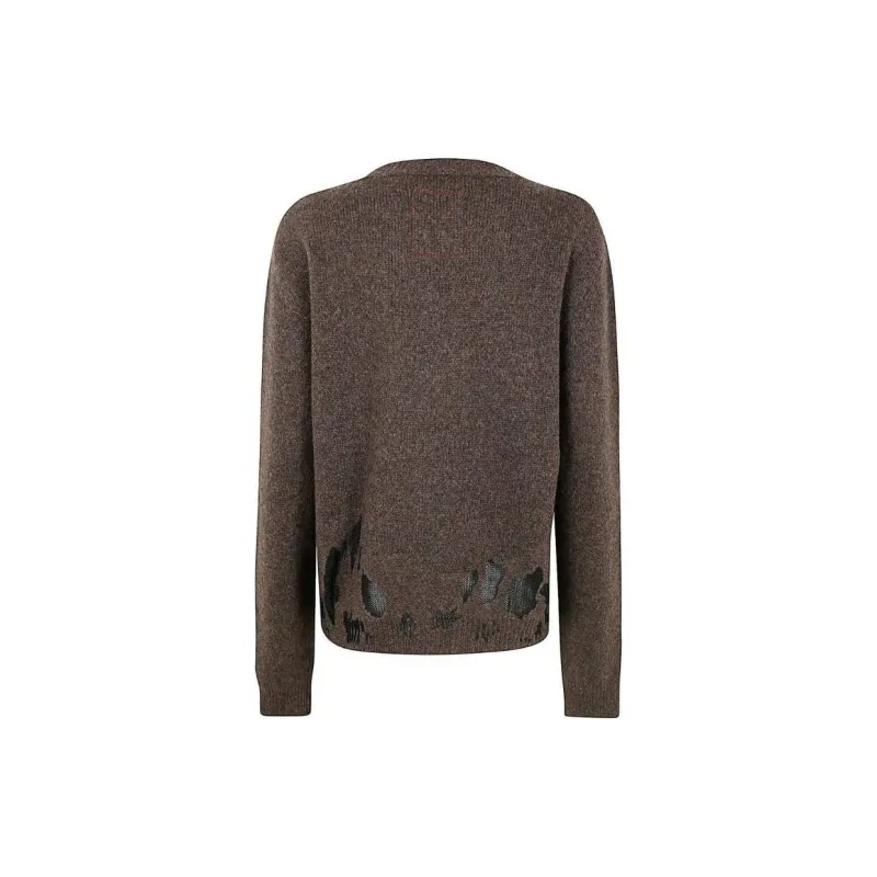 UMA WANG Cut Out Knitted Jumper-1