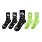5 Pack (3 Black, 2 Light Green)