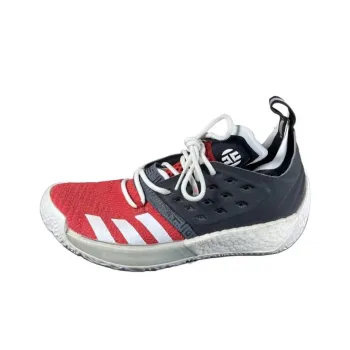 Adidas Harden Vol.2 Anti-Slip Wear-Resistant Mid-Top Basketball Shoes Men's Red Black