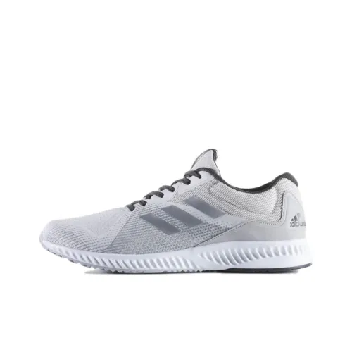 Adidas Aerobounce Anti Slip Wear Resistant Low Top Casual Running Shoes Men's White Gray