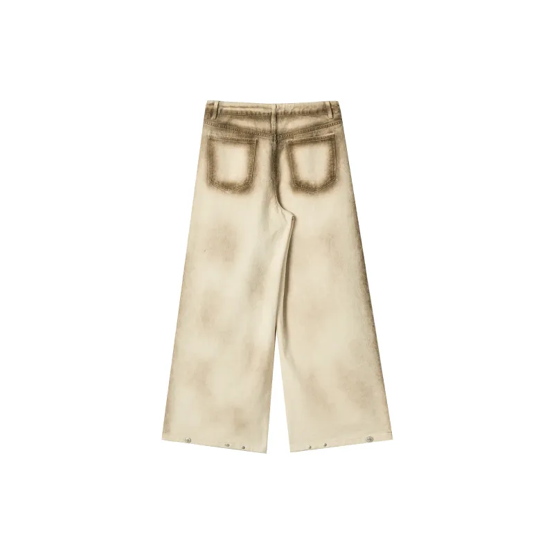 JHYQ Jeans Unisex Ecru-1