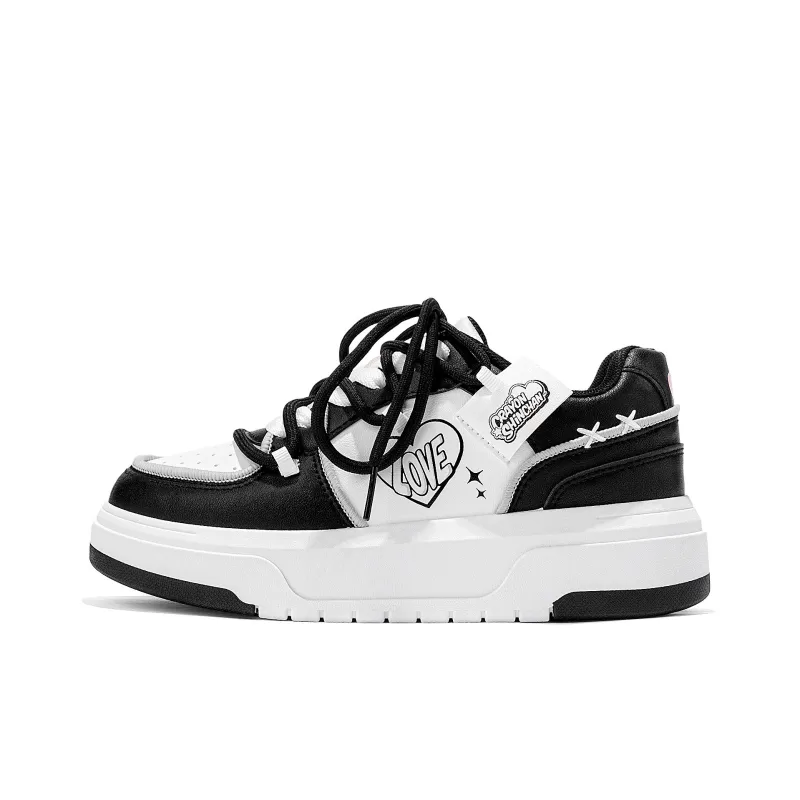 Crayon Shinchan Low Top Skateboard Shoes Unisex-7