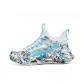 White Cyan Blue