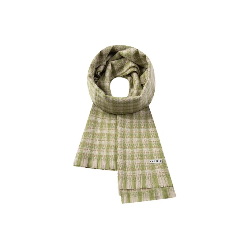 CARTELO Polyester Knit Scarves Unisex-1