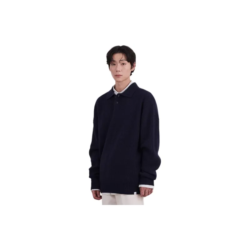 COVERNAT Sweaters Unisex Marine Blue-2