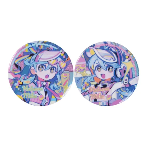 MOEYU Hatsune Miku Badge Miku Tinplate Commemoration Badge Anime Collection Badges