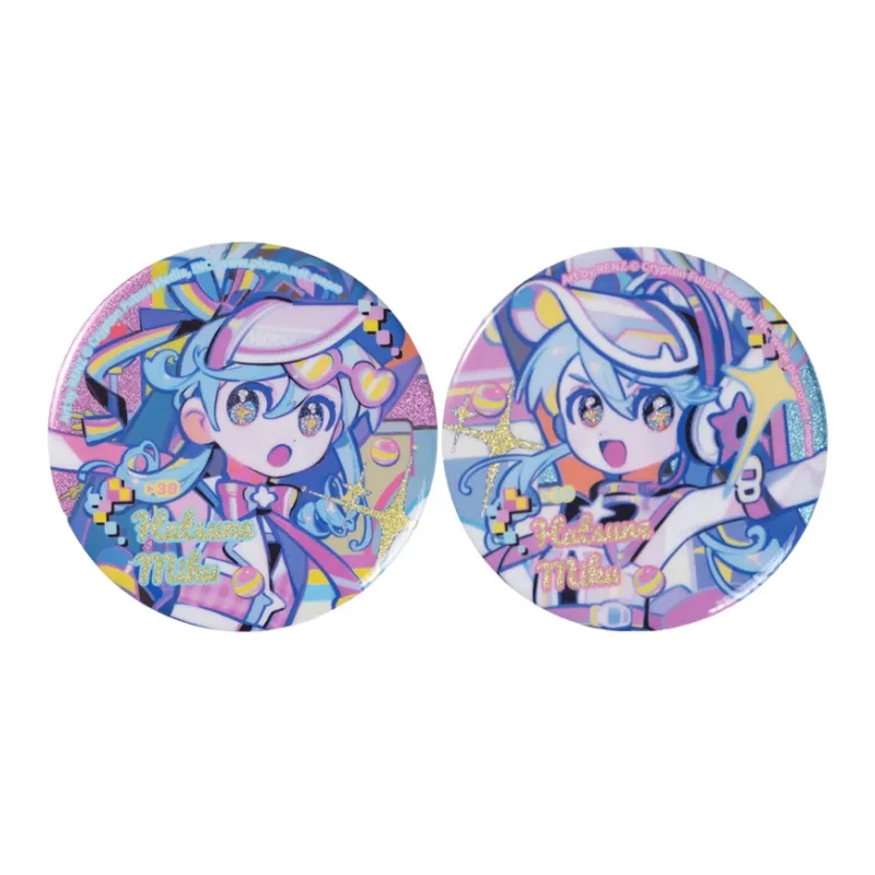 MOEYU Hatsune Miku Badge Miku Tinplate Commemoration Badge Anime Collection Badges-31