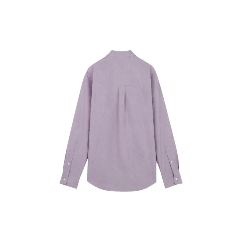 Maison Kitsune Fox Head embroidered Shirt-1