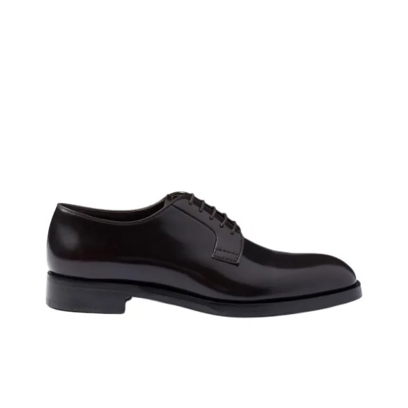 PRADA Dress Shoes Men Low-Top Black-1