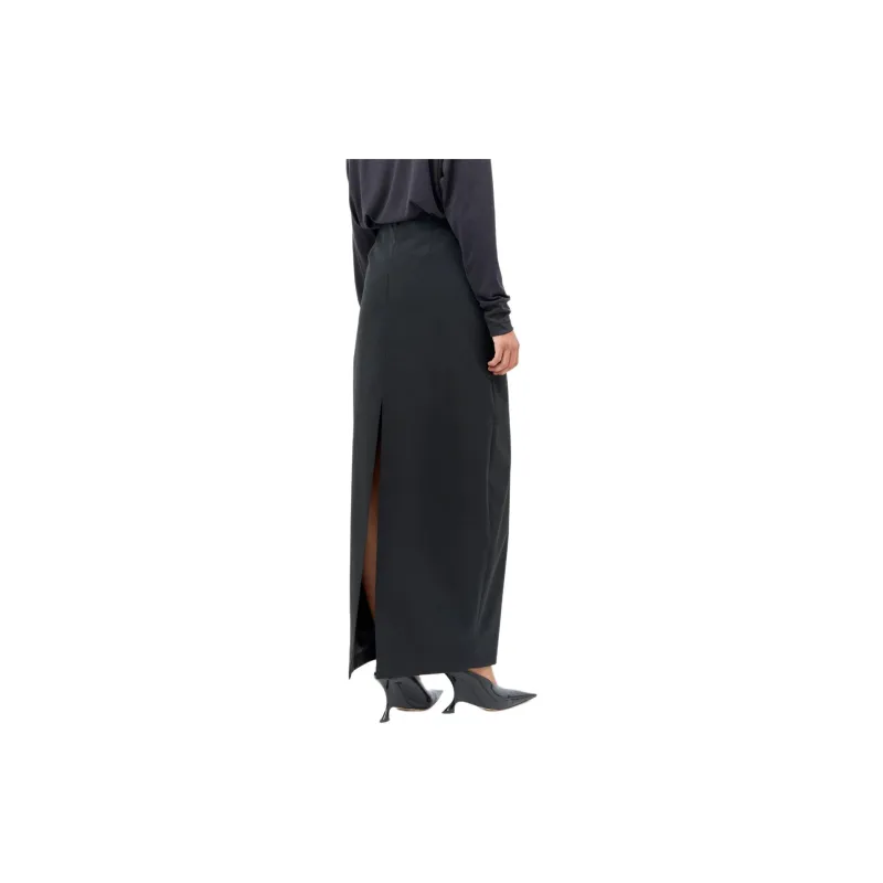 KHAITE Lauson Midi Skirt-1