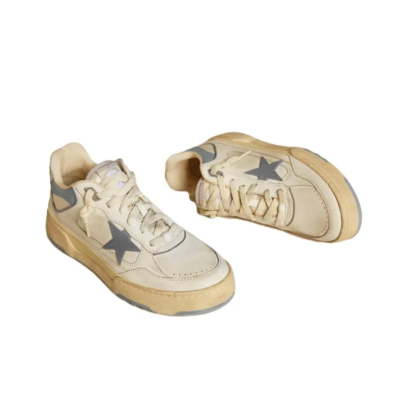 Golden Goose Forty2 Low Top Skateboard Shoes Women's Ecru-2