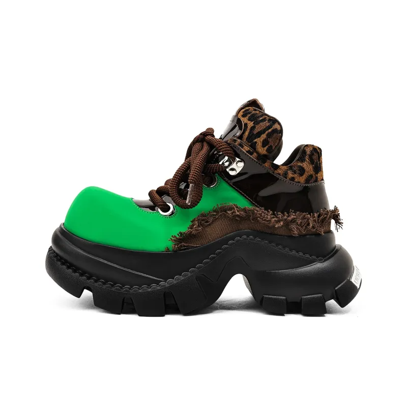 KMD Slip-Resistant Cushioning Low-Top Chunky Sneakers Women's-5