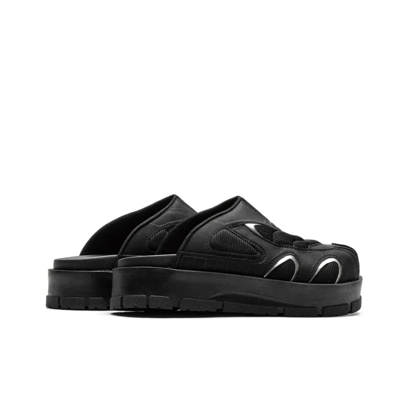 Mule Donkey Abrasion Resistant Wrap toe Slippers Unisex Black-3