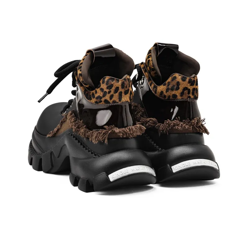 KMD Slip-Resistant Cushioning Low-Top Chunky Sneakers Women's-3