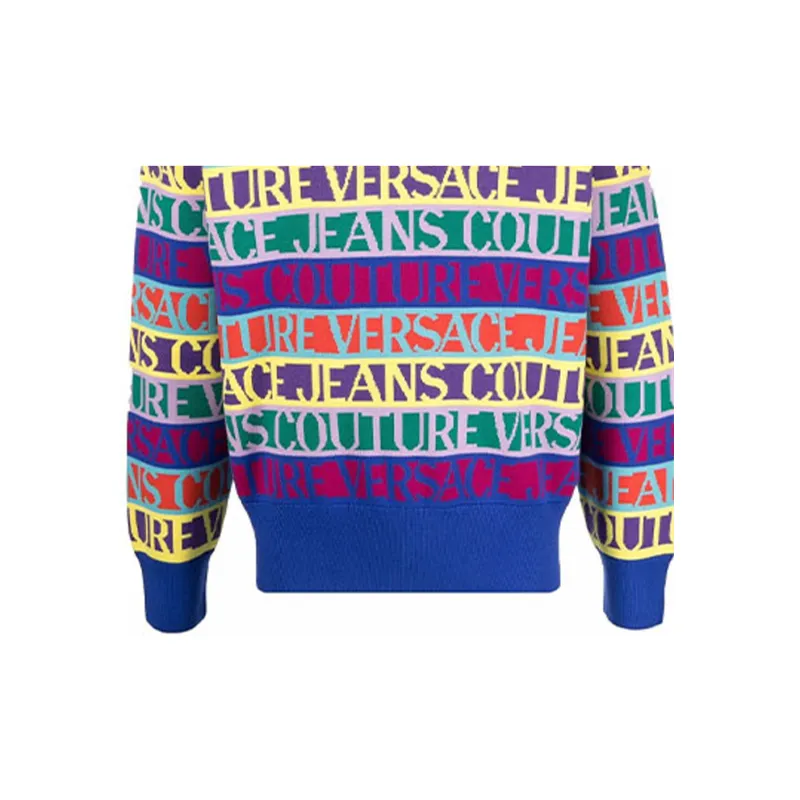 VERSACE JEANS COUTURE FW21 Sweater Men's Blue-5