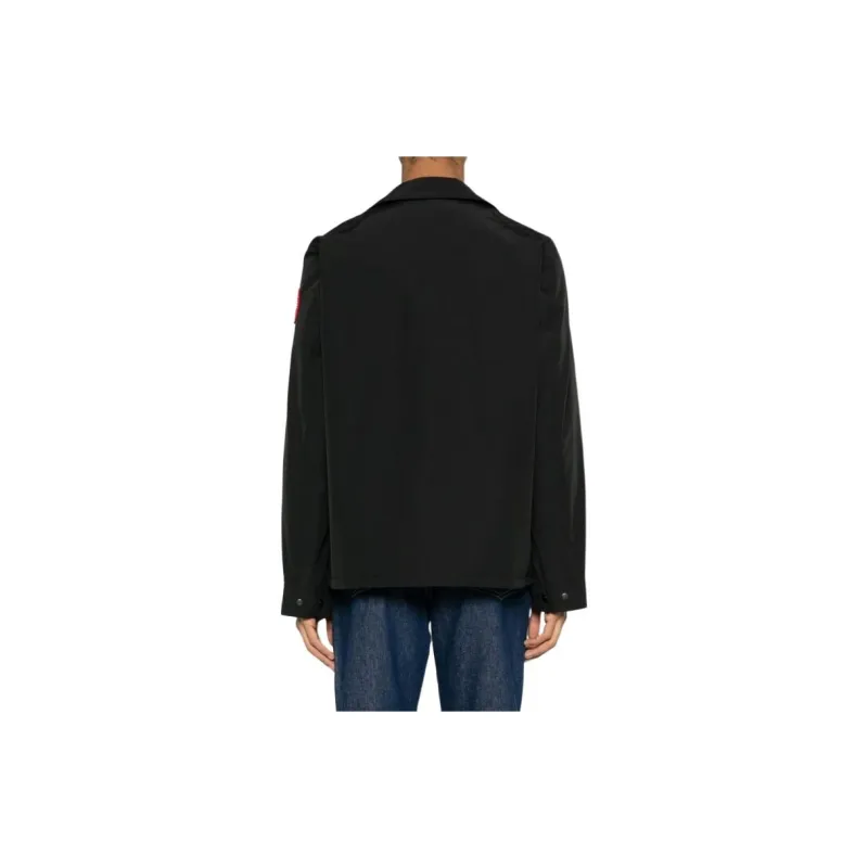 Canada Goose Burnaby Logo Patch Buttoned Jacket-4