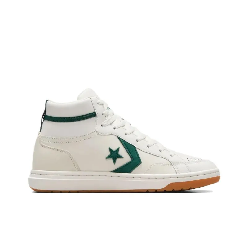 Converse Pro Blaze Luxe Mid 'Classic Sport Vintage White Green Envy'-1