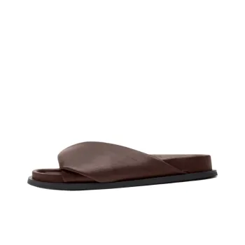 ST. AGNI Abrasion-Resistant Slide Slippers Women's Umber