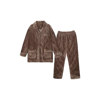 IIZZINI Pajama Set Men's Coffee