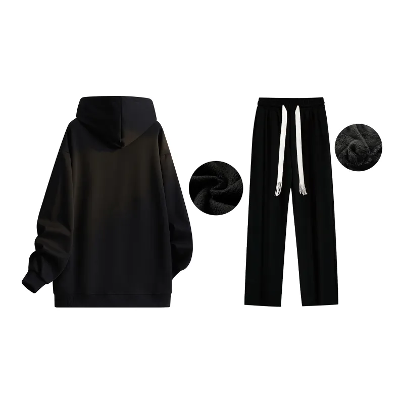 LA'T.WEEKEND Sweatshirt Sets For Fall And Winter Unisex-1