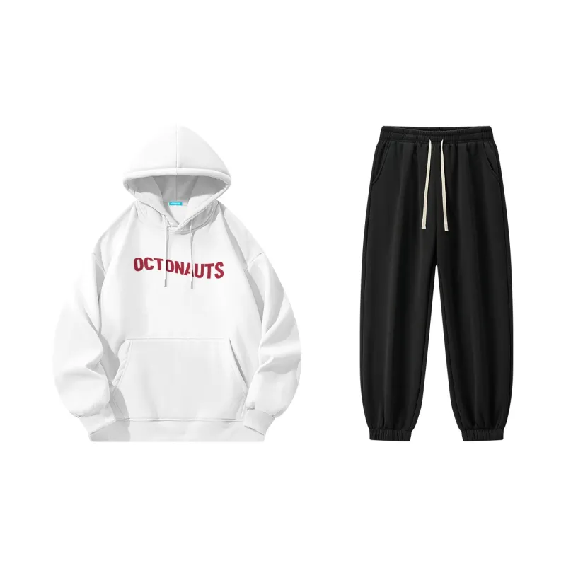 Small Columns Under The Sea Sweatshirt Set Unisex-1