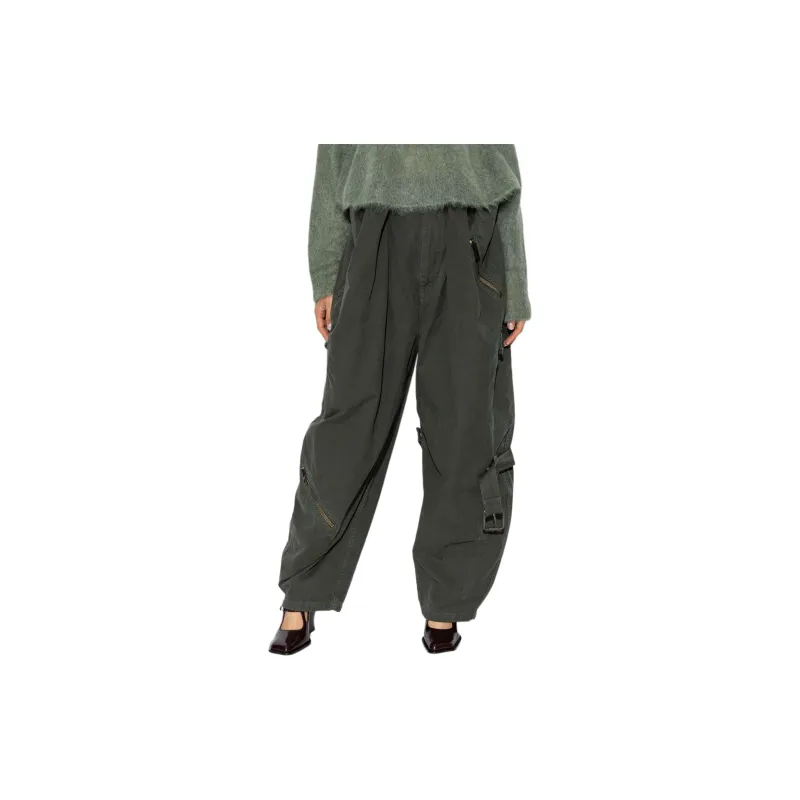 LOEWE Balloon Cargo Trousers 'Deep Olive'-2