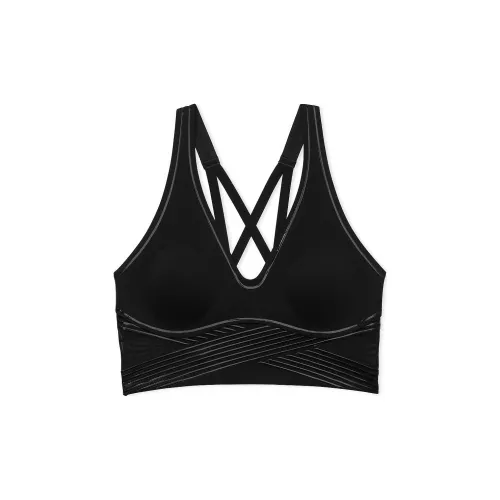 Victoria's Secret VSX Elevate Refined Contours Plunge Bra / Black Bra Women's Black