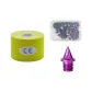 Boxed Carbon Tip Nails (Set of 34 Pcs+Nail Pullers)+Muscle Tape Yellow 5CM*5M