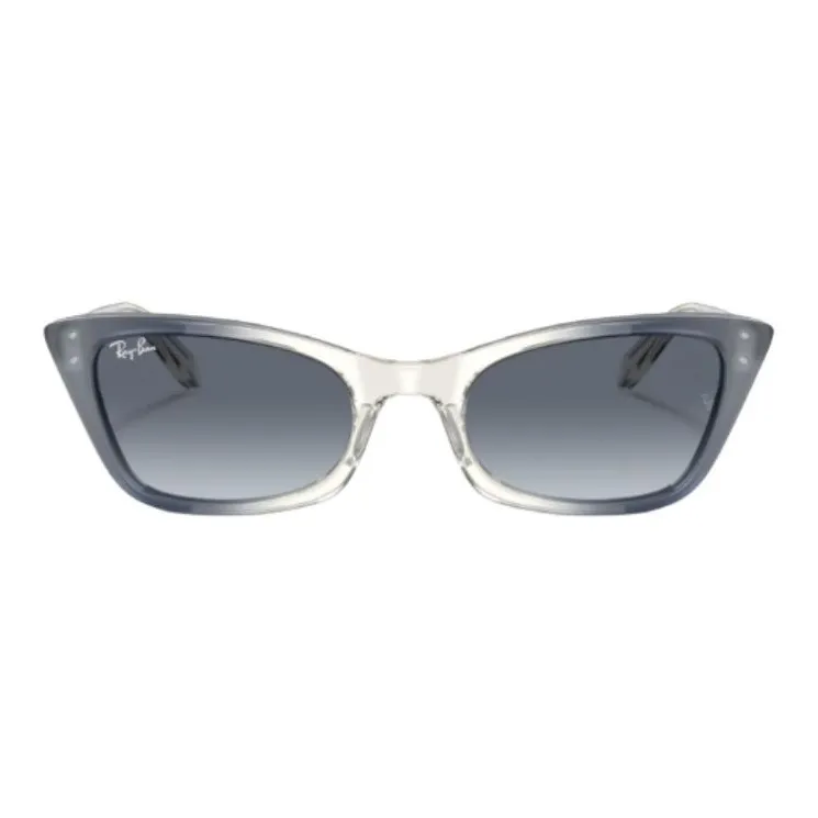 RayBan Acetate Cat Eye Sunglasses Women's Transparent Blue-1