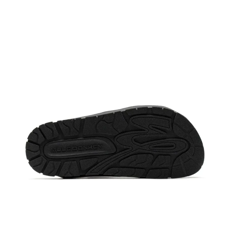 Mule Donkey Abrasion Resistant Wrap toe Slippers Unisex Black-7