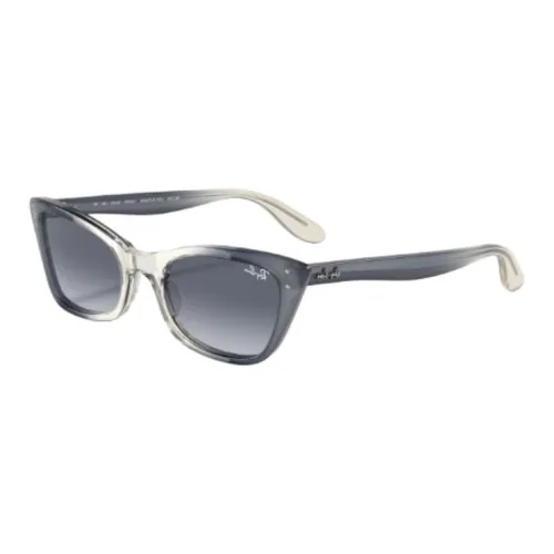 RayBan Acetate Cat Eye Sunglasses Women's Transparent Blue