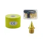 Boxed Steel Gold Tip Nails (34 Pcs+Nail Pullers)+Muscle Tape Yellow 5CM*5M