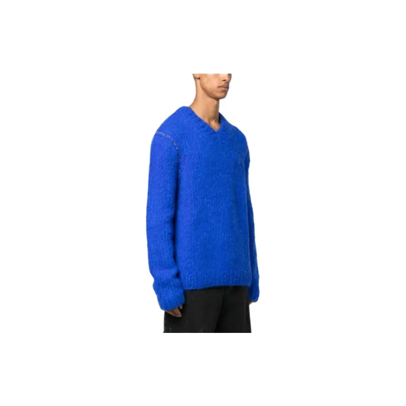 Acne Studios V-Neck Knitted Sweater-1