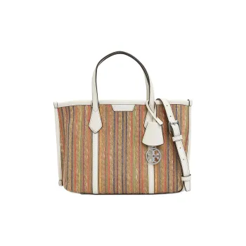 TORY BURCH Perry Patchwork Leather Trim Shoulder Bag Crossbody Bag Handbag Small Size Women's Multicolor