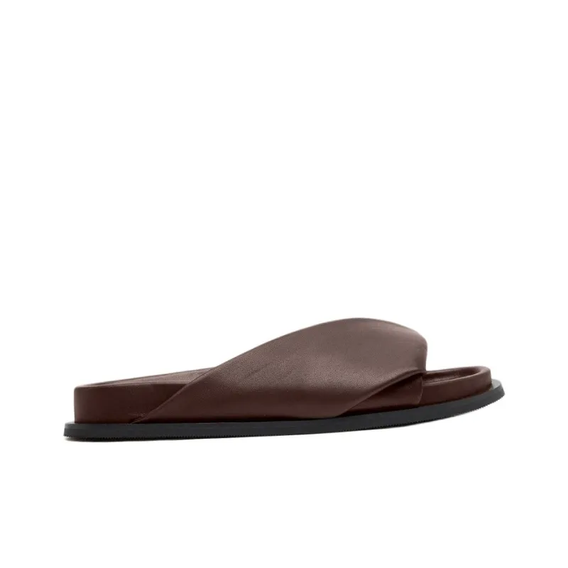 ST. AGNI Abrasion-Resistant Slide Slippers Women's Umber-2