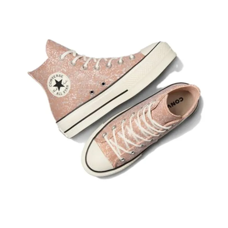 Converse Women's Chuck Taylor All Star Lift Platform High 'Glitter Dusty Cinder' Women's-2