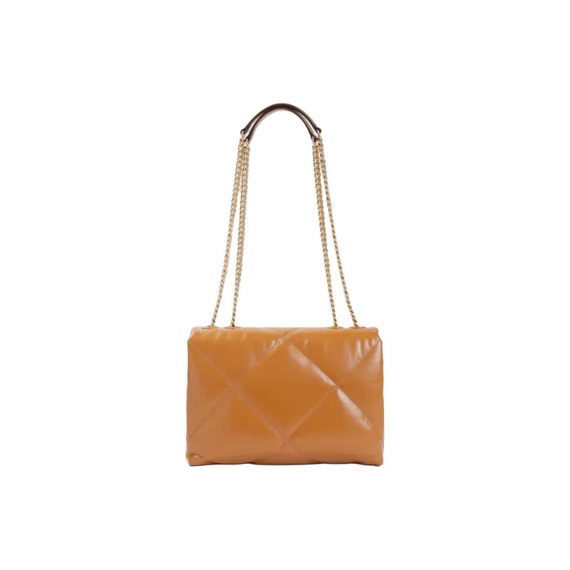 TORY BURCH Kira Cow Leather Crossbody Bag, Shoulder Bag, Handbag Women's Tan-4