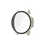 Ivory White[PC+Tempered Integrated Protective Case]Scratch-Resistant Impact-Resistant ★ Precise Cut-Out