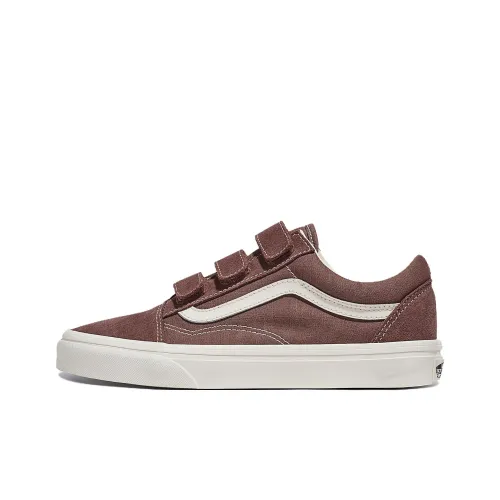 Old Skool Vans Velcro 'Deep Taupe Brown'
