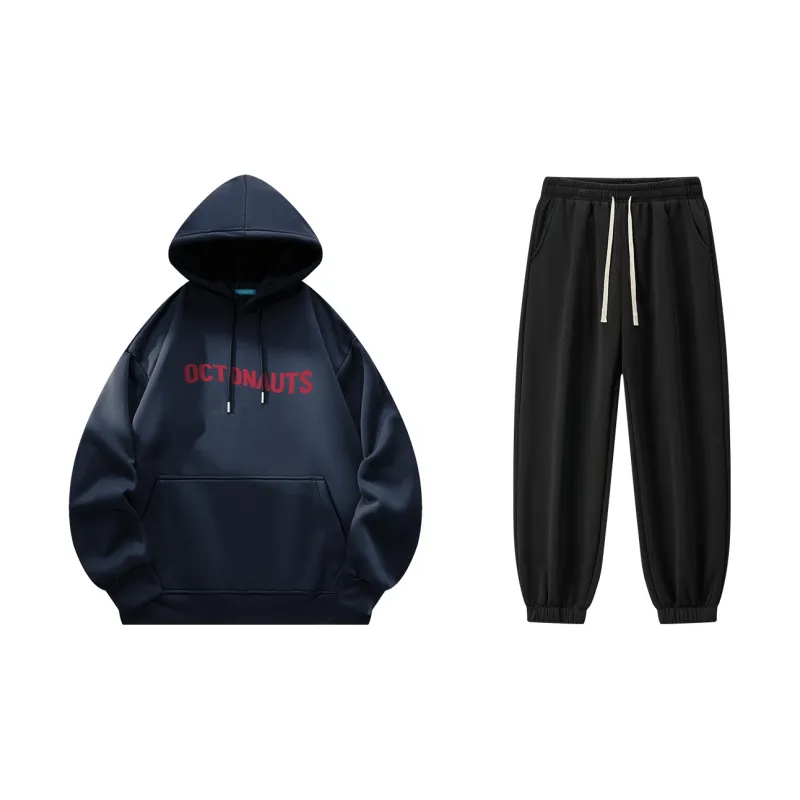 Small Columns Under The Sea Sweatshirt Set Unisex-3