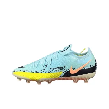 Nike Phantom GT2 AG Rubber Short Studs Anti Slip Wear Resistant Soccer Shoes Men's Blue Black