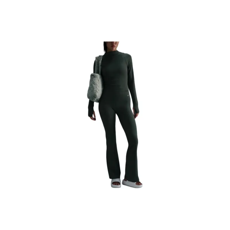 Nike Zenvy Athletic Trousers Women's Vintage Green/Black-1