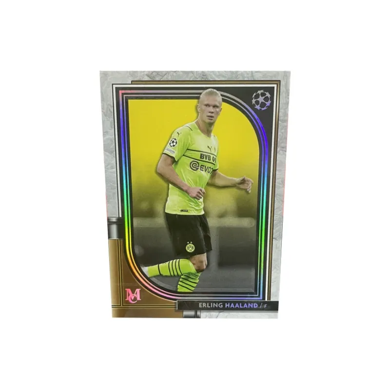Topps Champions League Museum Norway Manchester City Borussia Dortmund Haaland Player Card Accessible Sports Cards 1 Pc-0